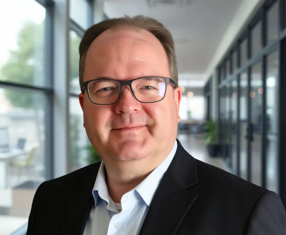 Portrait von Markus Fetzer in seiner Praxis